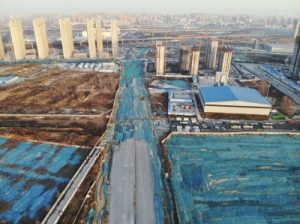 鄭州三全路跨賈魯河橋預計明年主體完工