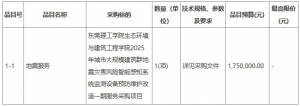 東莞理工學院生態環境與建筑工程學院2025年城市大規模建筑群地震災害風險智能感知系統 ...