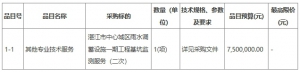 湛江市中心城區(qū)雨水調(diào)蓄設(shè)施一期工程基坑監(jiān)測服務(wù)（二次）招標(biāo)公告 ...